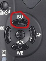ISO on DSLR camera