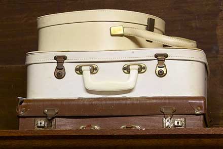 old suitcases image