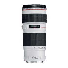 white Canon lens