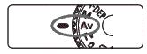 AV setting on DSLR camera