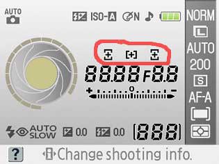 example of focal points on Nikon D40