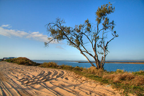 HDR beach