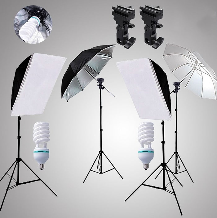 Beginners home lighting kit.