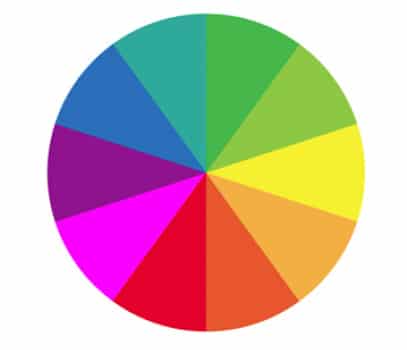 Color wheel image 