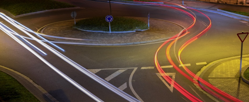 Car trails image