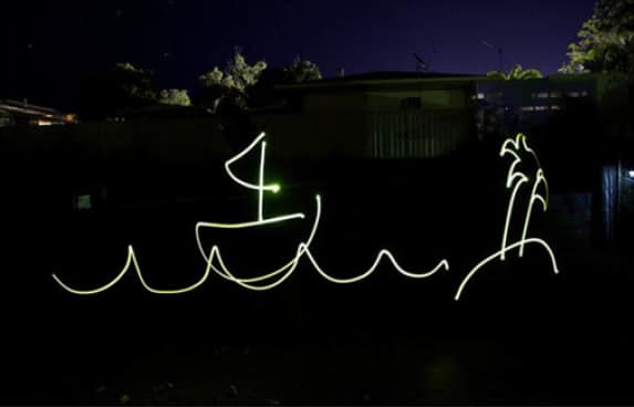 Light painting image 2