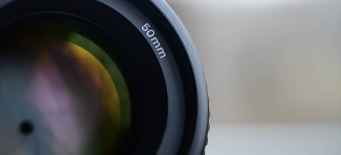 50 mm prime lens image